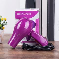 Folding Hair Dryer Compact Blow Dryer Portable Professional Hair Dryer 850W Hair Dryer Lightweight for Men and Women Travel Purple