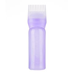 60ML Salon Empty Hair Dye Bottle With Applicator Brush Dispensing Hair Coloring Dyeing Bottles Hairdressing Styling Tool Purple