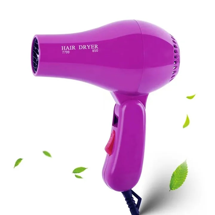 Folding Hair Dryer Compact Blow Dryer Portable Professional Hair Dryer 850W Hair Dryer Lightweight for Men and Women Travel