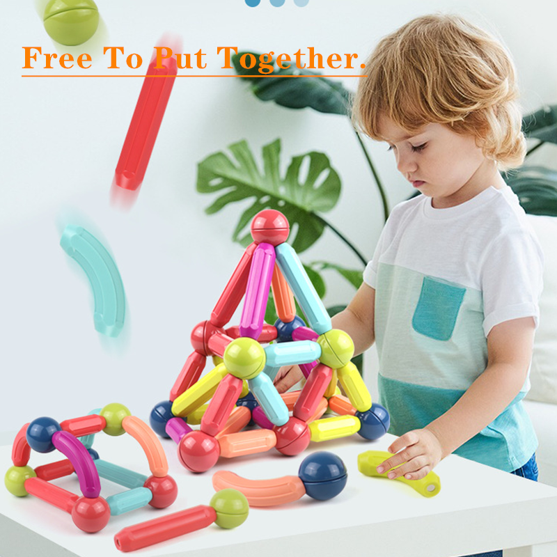 15PCS Children's Early Education Educational Toys Magnetic Building Block Toy Set Montessori Children's Educational Toys Gift