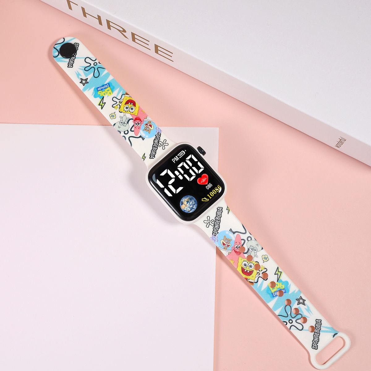 Fashion Sport Digital Women Watch Men Square Silicone Electronic LED Children Wristwatches Girls Clock For Gift