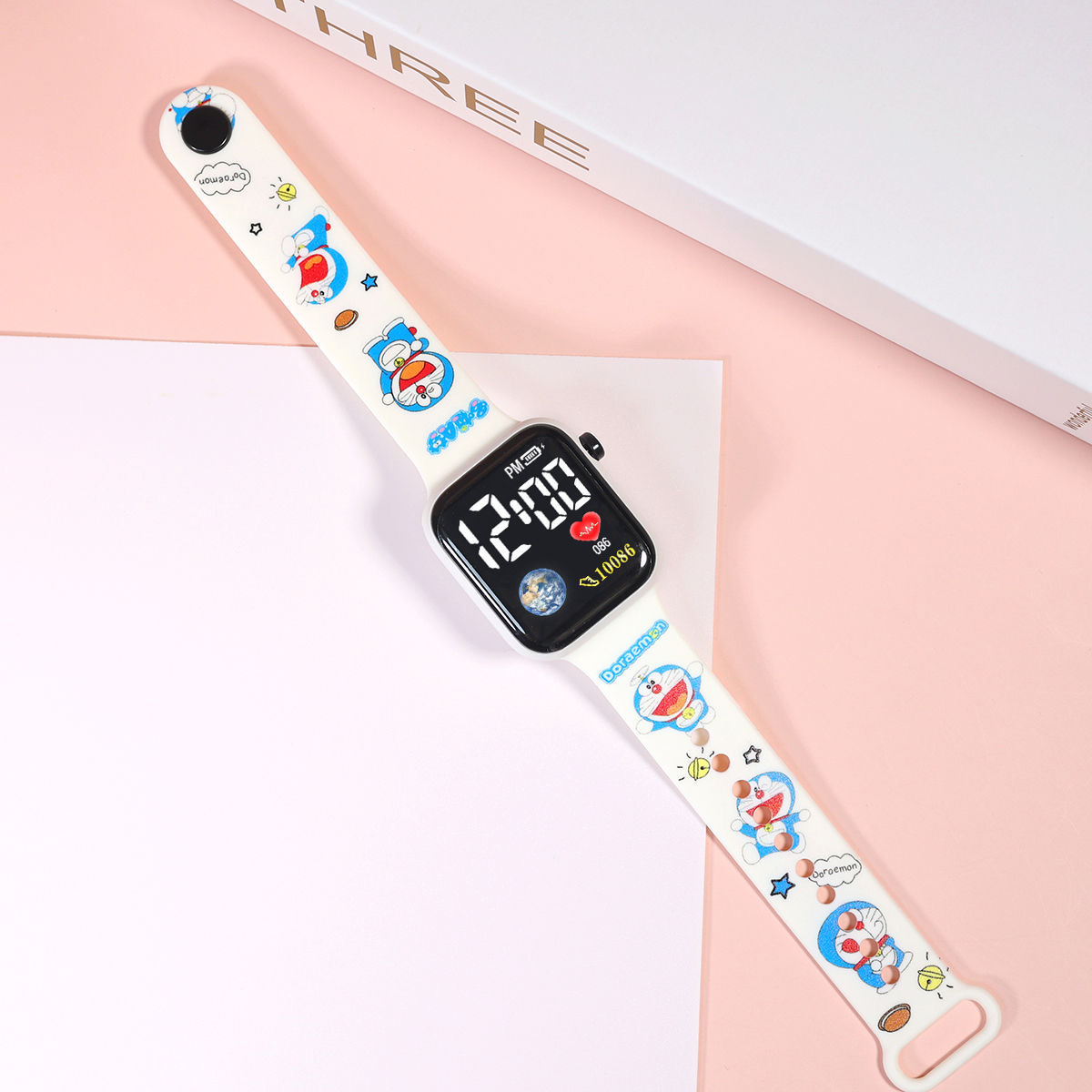 Fashion Sport Digital Women Watch Men Square Silicone Electronic LED Children Wristwatches Girls Clock For Gift