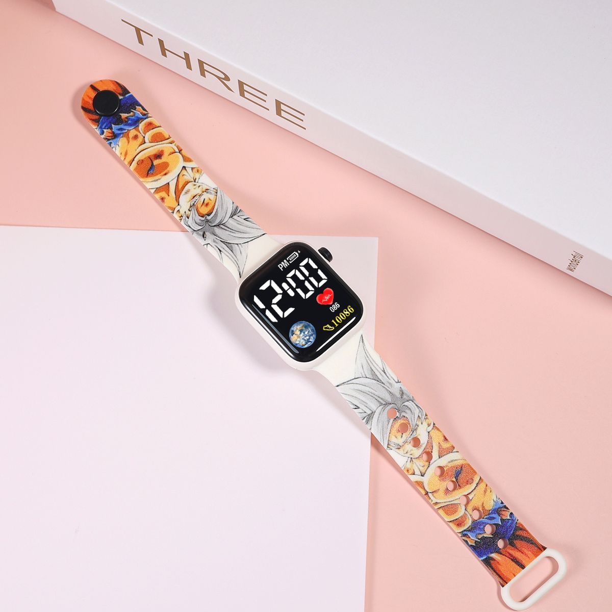 Fashion Sport Digital Women Watch Men Square Silicone Electronic LED Children Wristwatches Girls Clock For Gift