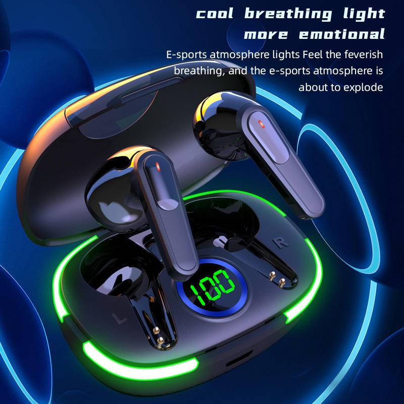 TWS Pro80 Wireless Headphones Bluetooth Earphones Touch Control Headset Noise Cancelling Earbuds with Mic for Android IOS