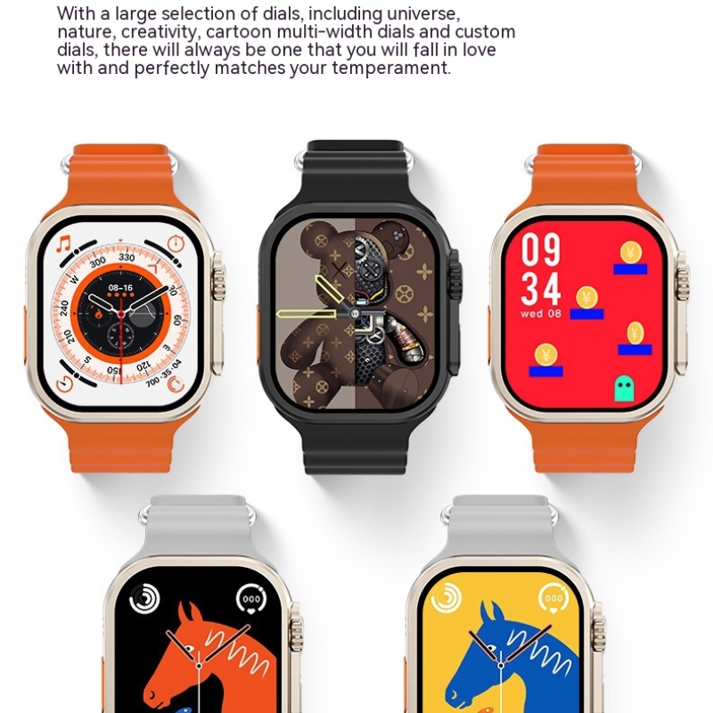 i9 Ultra Max Smart Watch 2.19 inch Touch Screen Game Blood Pressure Oxygen Bluetooth Call Men Women Smartwatches VS i8 Pro Max