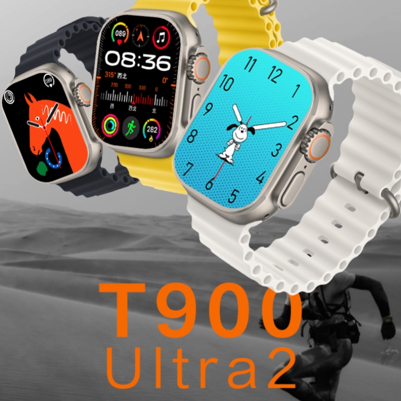 T900 Ultra 2 Smart Watch Gesture Answer Call Games Men Sports Watch Women Heart Rate Blood Pressure Smartwatch for Apple Android Phone