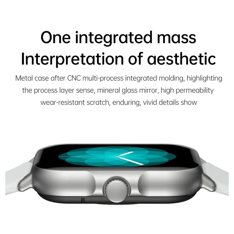 H15 Smart Watch GT50 Men Women Bluetooth Call Heart Rate Blood Oxygen Voice Assistant Sports Smartwatch