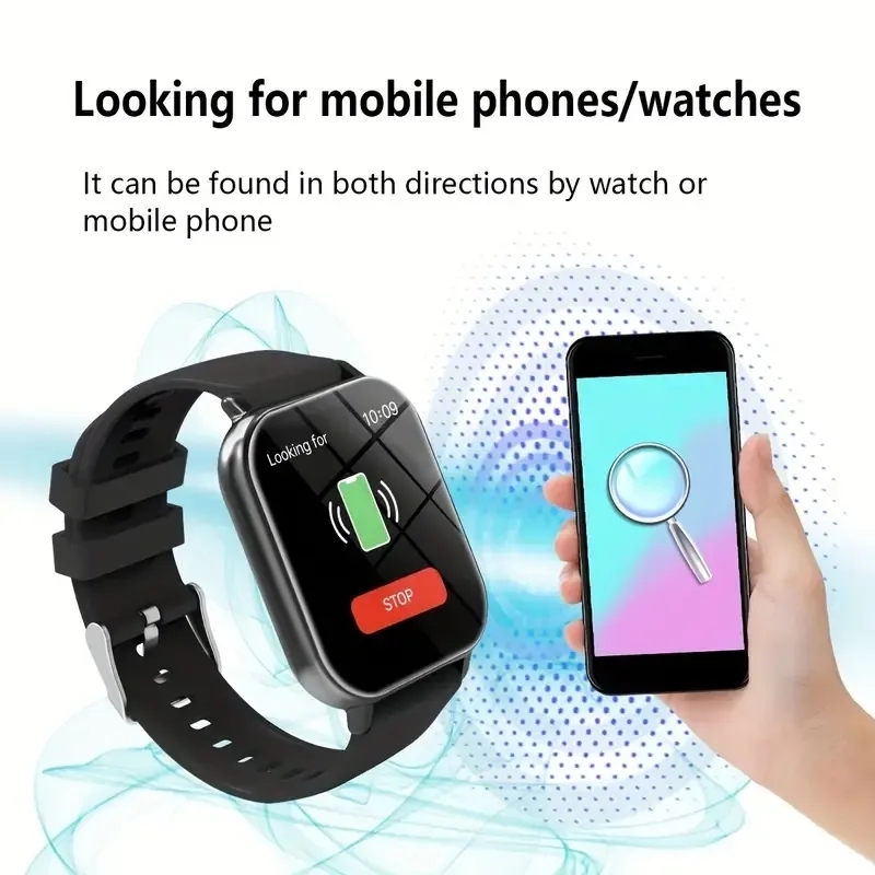 H15 Smart Watch GT50 Men Women Bluetooth Call Heart Rate Blood Oxygen Voice Assistant Sports Smartwatch