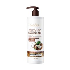 SADOER 500ml Coconut Body Wash Amino Acid Clean gently Nourishing skin Moisturizing Fragrance Shower Gel remove dirt Remove mites Moisturize the cuticle grease control 500ml