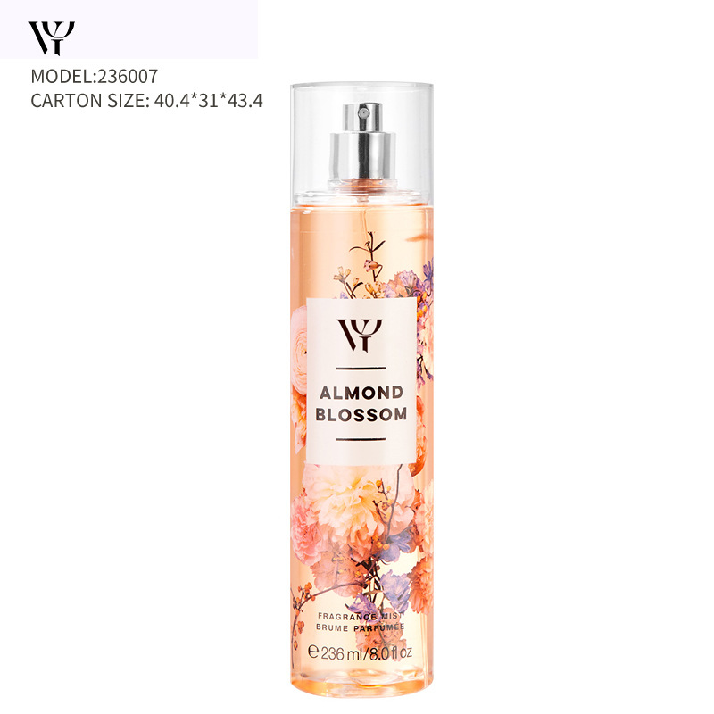 236ML Victoria Perfume presents its Victoria Body Spray Perfume, a captivating blend of fruity fragrances designed to linger on ladies for a long-lasting scent experience