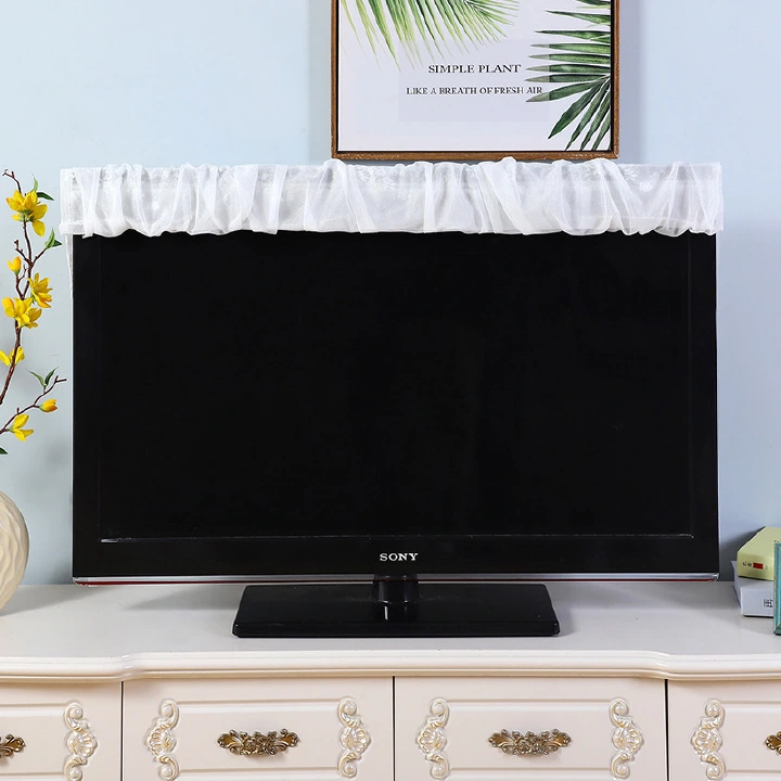 32 in TV Dust Proof Cover ，Anti Sun Protection Anti-Scratch Screen Protective Case Purple 32inch