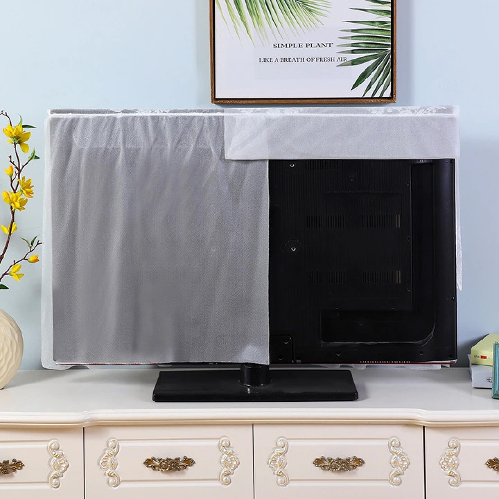 32 in TV Dust Proof Cover ，Anti Sun Protection Anti-Scratch Screen Protective Case Purple 32inch