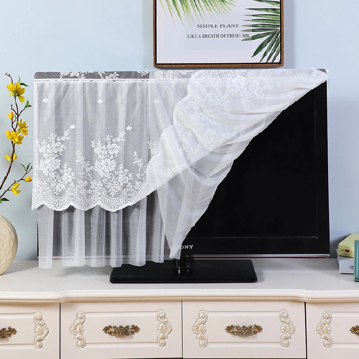 32 in TV Dust Proof Cover ，Anti Sun Protection Anti-Scratch Screen Protective Case Purple 32inch