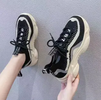 Ladies Shoes Women Shoes Sneakers Sport Shoes Athletic Old Dad Shoes Thick Sole Heightening Walking Shoes Breathable Casual Running Sneakers Fast delivery within 1-5 days