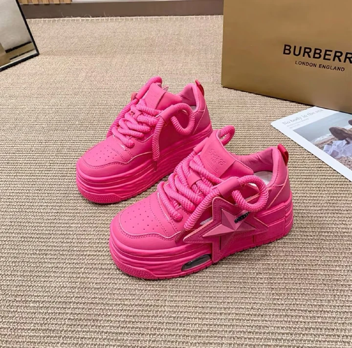 Women's Shoes Fashion Hundred Casual Shoes Sneakers Thick Bottom Board Shoes Women Hiking Shoes