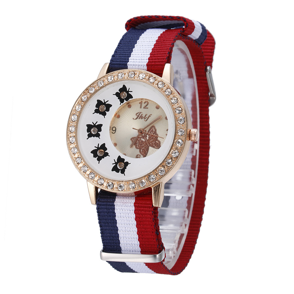 Fashion Butterfly hollow Women Automatic Watches Ladies clock Leather Band Analog Ladies Quartz Wristwatch