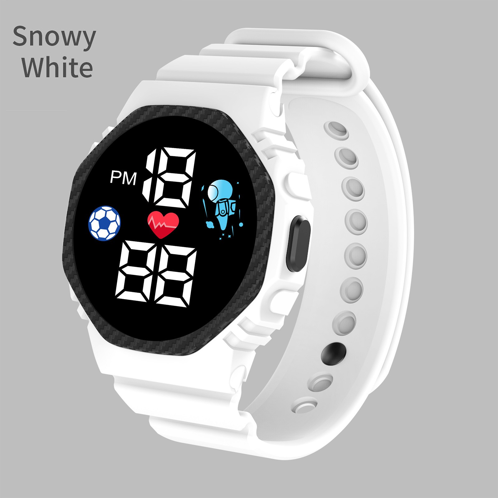 Kawaii Kids' Smart Watch Display Week Electronic Digital Wrist Watches For Girls Boy Students Outdoor Sports Clock