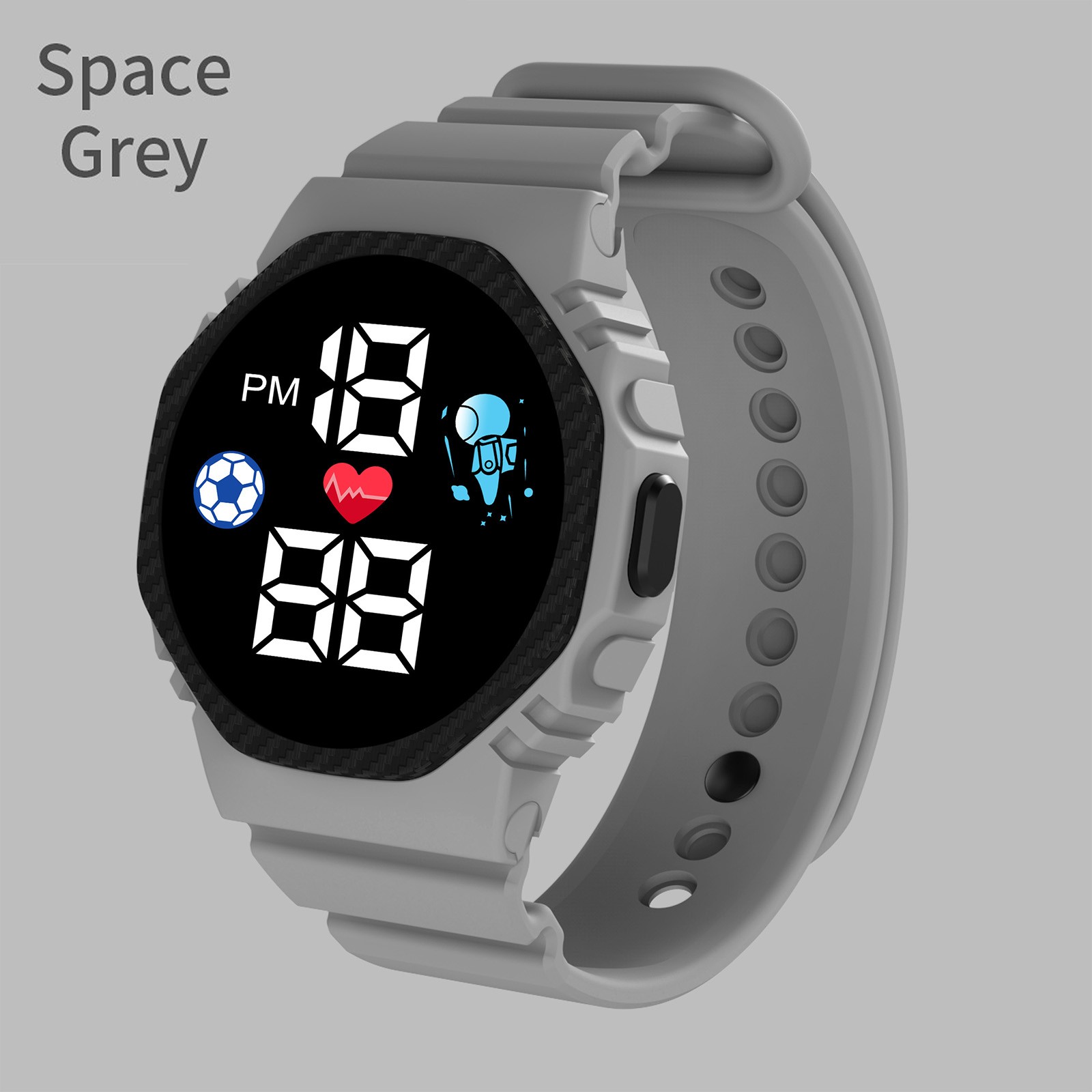 Kawaii Kids' Smart Watch Display Week Electronic Digital Wrist Watches For Girls Boy Students Outdoor Sports Clock