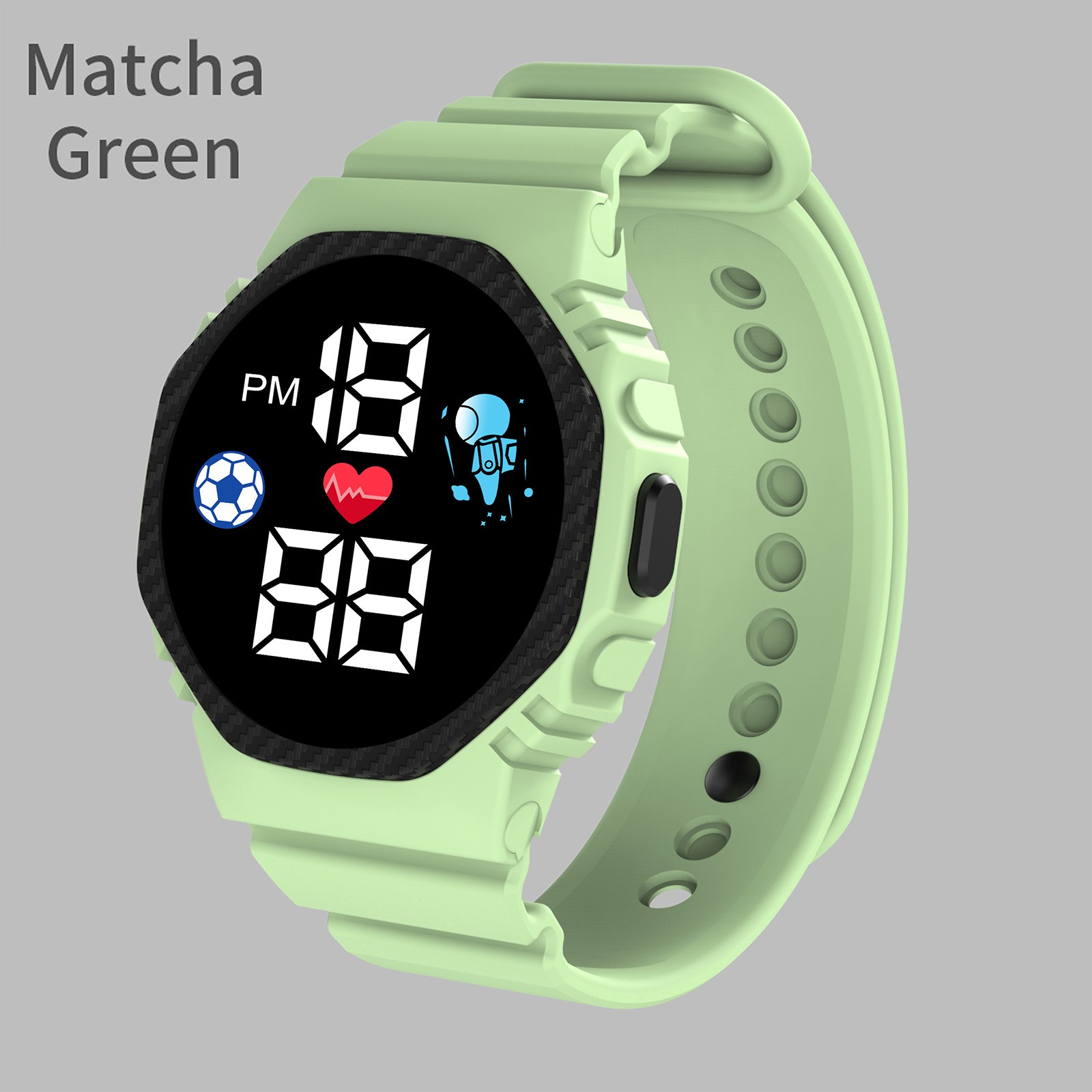 Kawaii Kids' Smart Watch Display Week Electronic Digital Wrist Watches For Girls Boy Students Outdoor Sports Clock