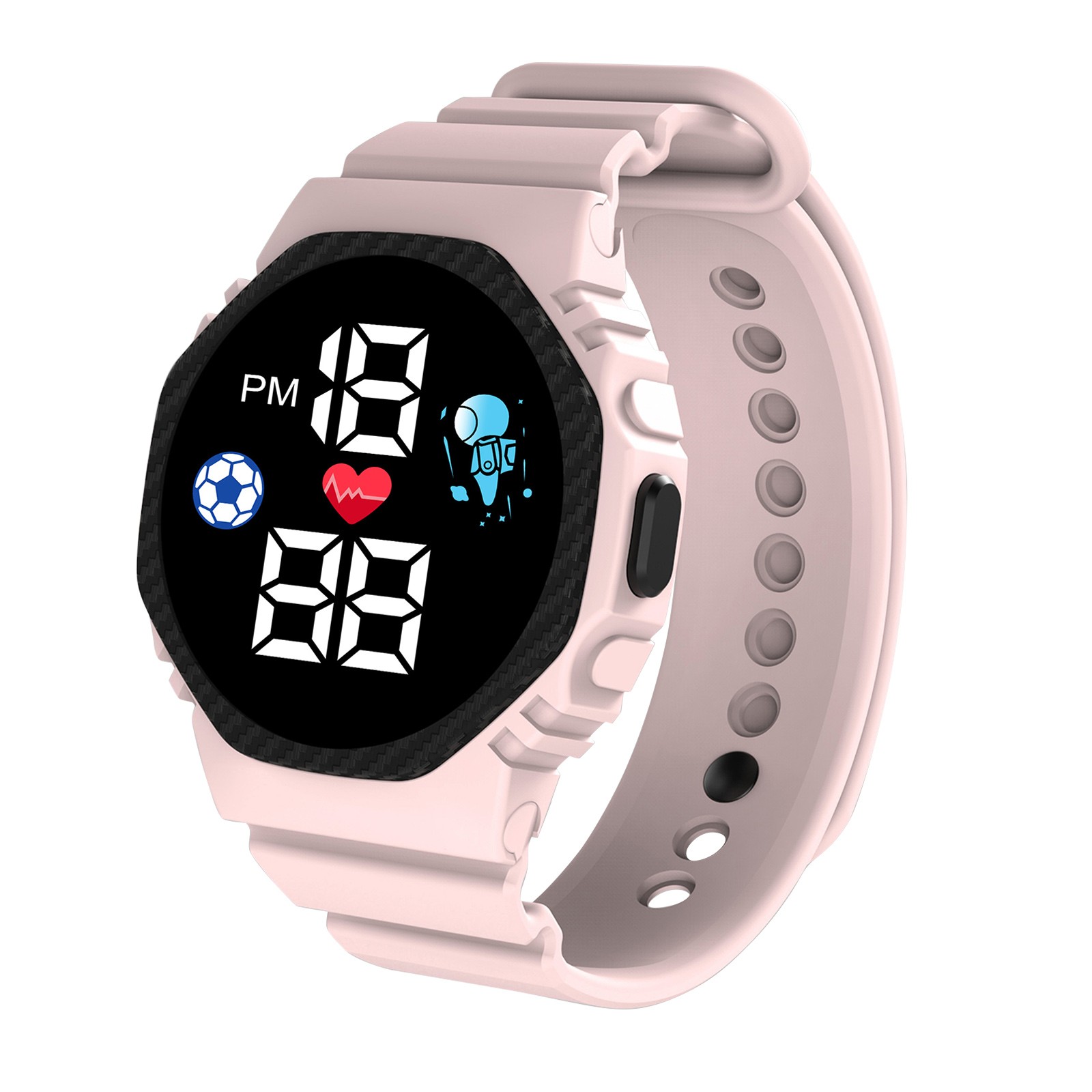 Kawaii Kids' Smart Watch Display Week Electronic Digital Wrist Watches For Girls Boy Students Outdoor Sports Clock