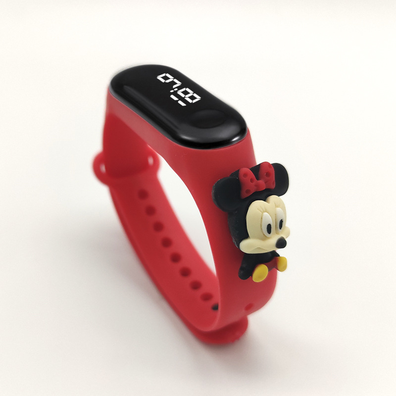 Children's Watch LED Digital Wrist Watch for Boy Girl kids Cute Cartoon Watch Kids Sport Wristband Gift