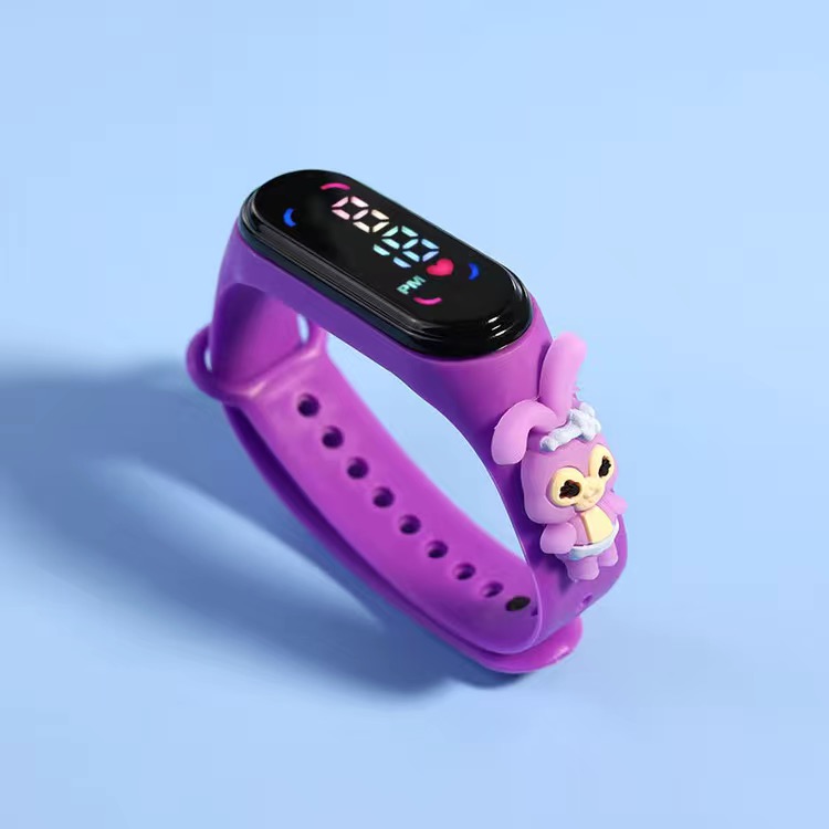 Children's Watch LED Digital Wrist Watch for Boy Girl kids Cute Cartoon Watch Kids Sport Wristband Gift