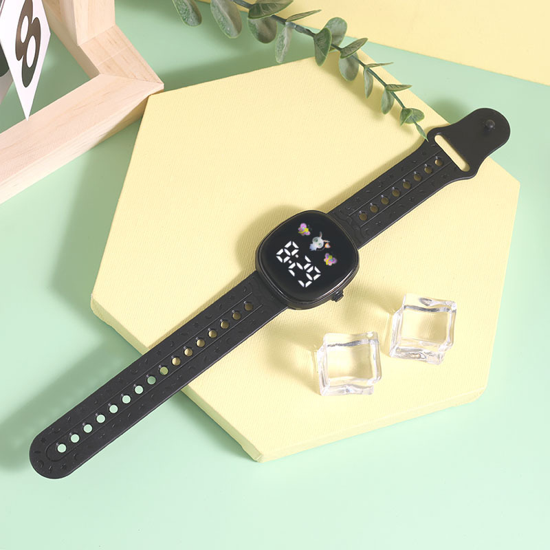 Children's Boys and Girls Watch Cartoon LED Digital Clock Student Sports Electronic Watch Kids Gift Watch Cute Wristwatch