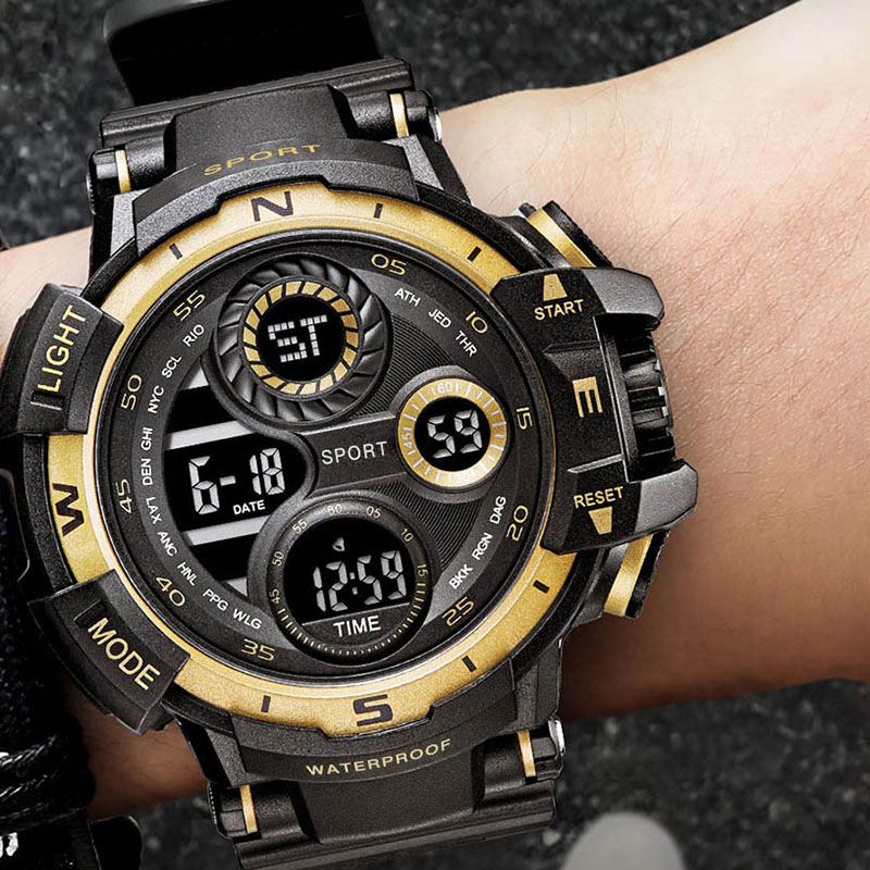 Digital Watch for Men Sports Watches Outdoor Chronograph Hand Clock G Infantry Shock Student Wristwatch