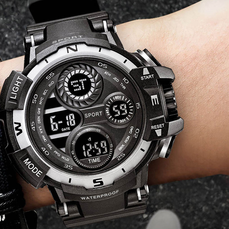 Digital Watch for Men Sports Watches Outdoor Chronograph Hand Clock G Infantry Shock Student Wristwatch