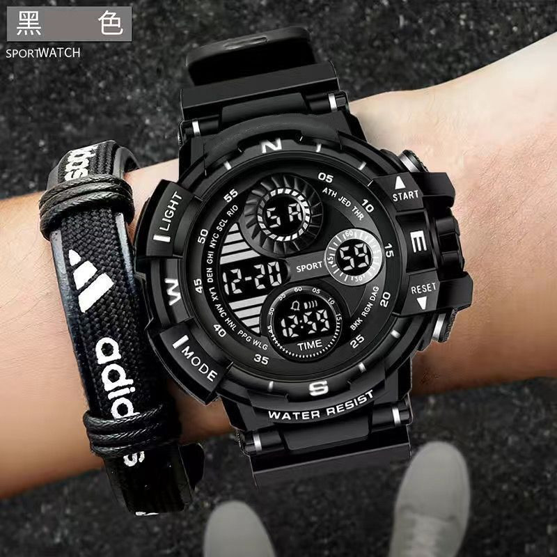 Military Digital Watch for Men Outdoor Men's Sports Watches Clock Waterproof Luminous Chronograph Student Electronic Wristwatch