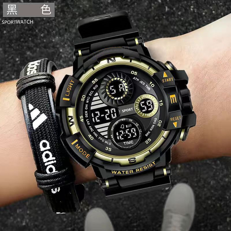 Military Digital Watch for Men Outdoor Men's Sports Watches Clock Waterproof Luminous Chronograph Student Electronic Wristwatch
