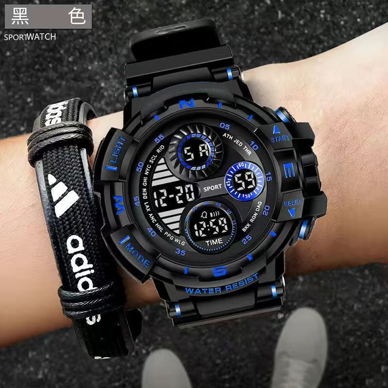 Military Digital Watch for Men Outdoor Men's Sports Watches Clock Waterproof Luminous Chronograph Student Electronic Wristwatch