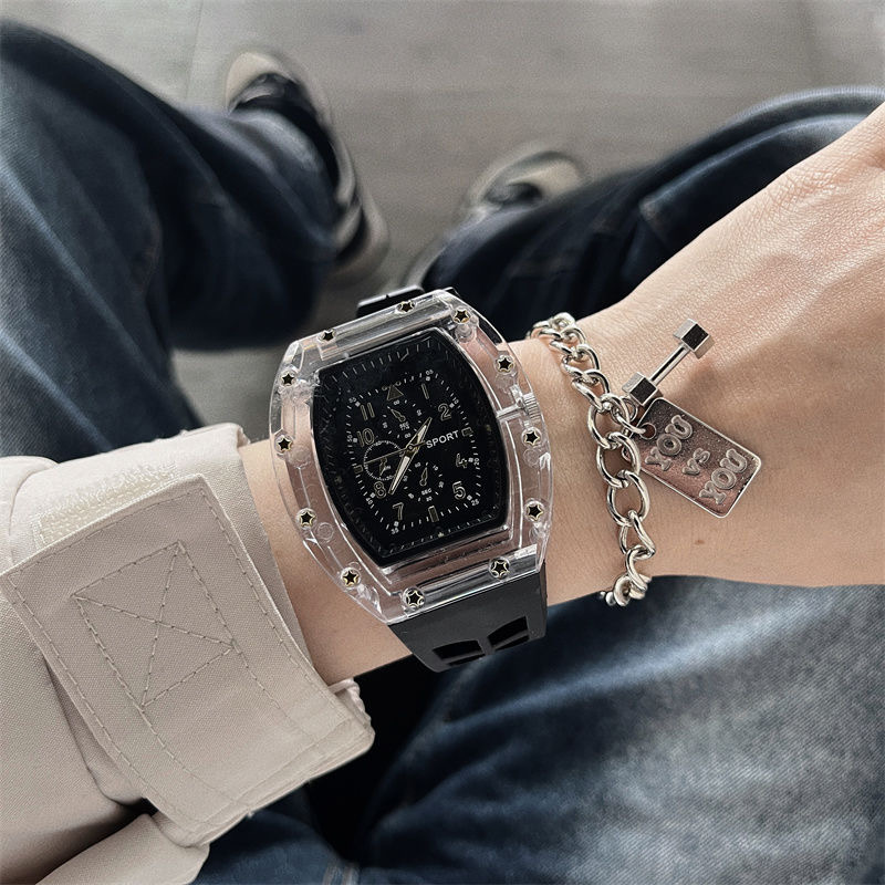 Watch For Women Quartz Men Transparent Ladies Mechanical Watches Sport Teenagers Digital Luxury Clock