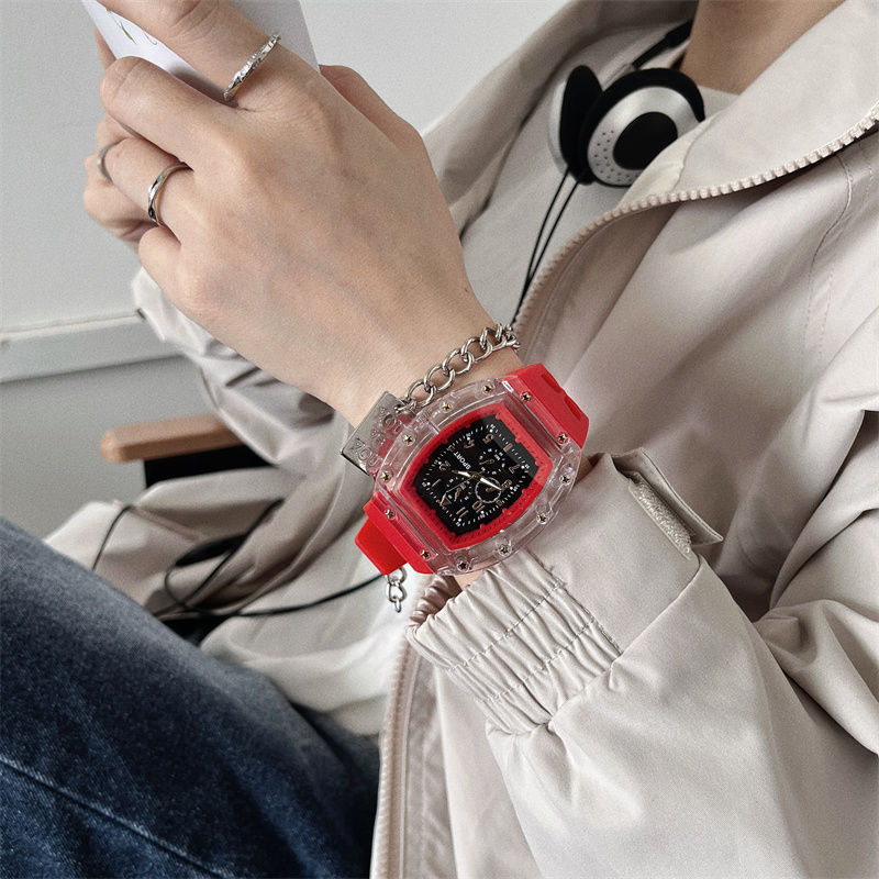 Watch For Women Quartz Men Transparent Ladies Mechanical Watches Sport Teenagers Digital Luxury Clock