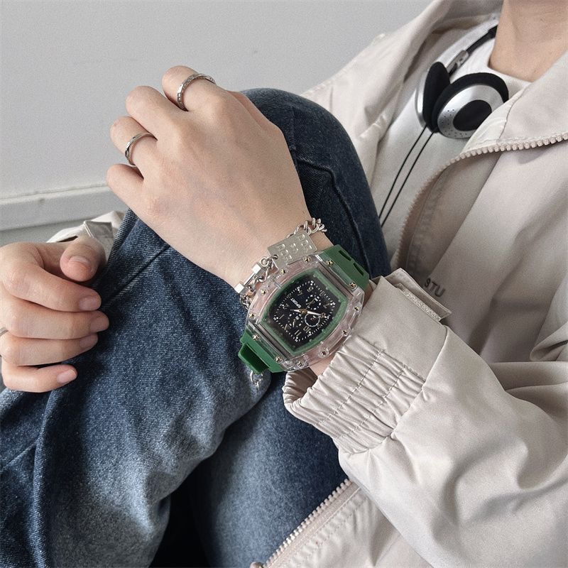 Watch For Women Quartz Men Transparent Ladies Mechanical Watches Sport Teenagers Digital Luxury Clock