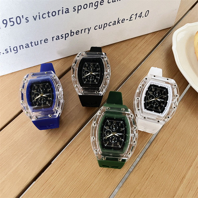Watch For Women Quartz Men Transparent Ladies Mechanical Watches Sport Teenagers Digital Luxury Clock
