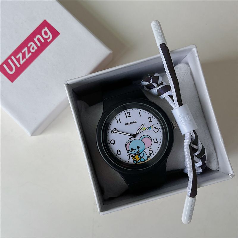 Children's Cartoon Electronic Watches Silicone Band Multi-function Cute Alarm Clocks Round Wristwatch for Boys Girls