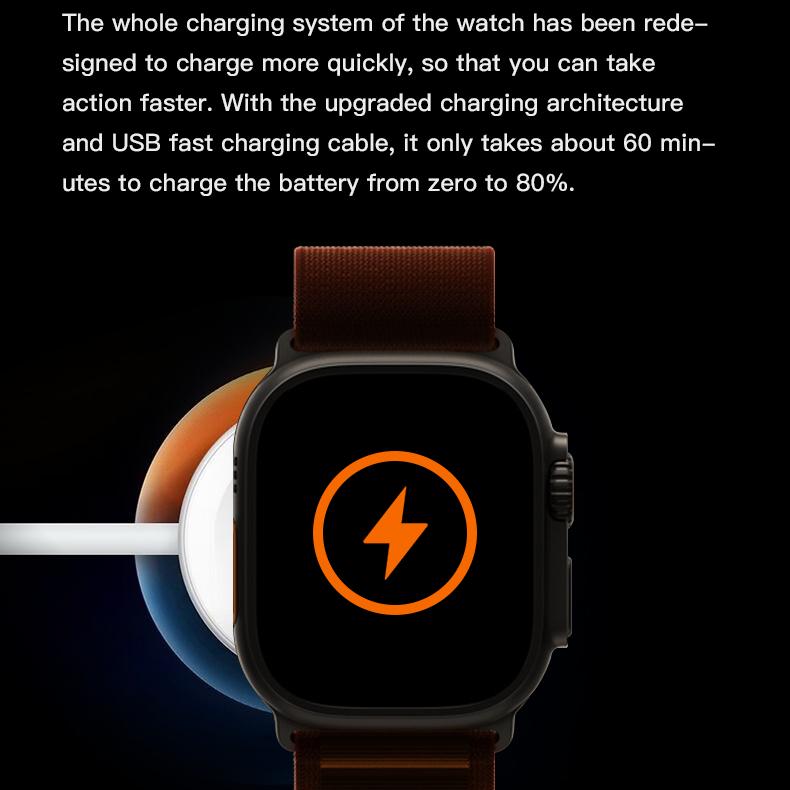 T900 Ultra Iwo Series 8 Ultra Smart Watch Man Women Sport Blood Oxygen Bluetooth Call Smartwatch For iOS Android Phone PK T800 Ultra