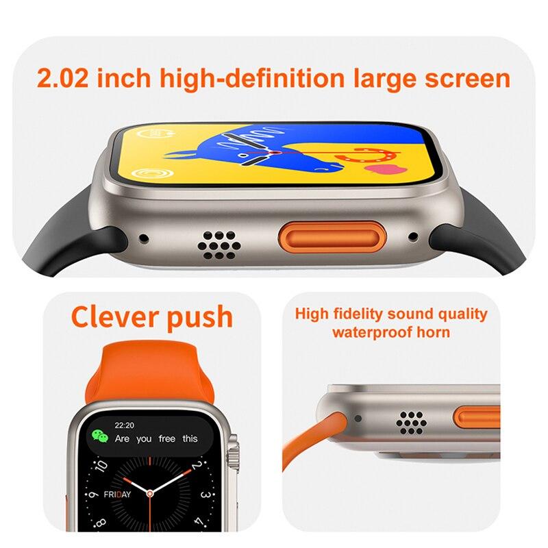 T900 Ultra Iwo Series 8 Ultra Smart Watch Man Women Sport Blood Oxygen Bluetooth Call Smartwatch For iOS Android Phone PK T800 Ultra