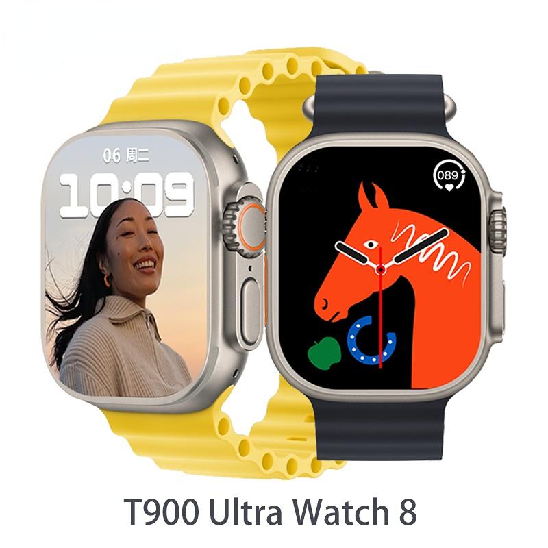 T900 Ultra Iwo Series 8 Ultra Smart Watch Man Women Sport Blood Oxygen Bluetooth Call Smartwatch For iOS Android Phone PK T800 Ultra
