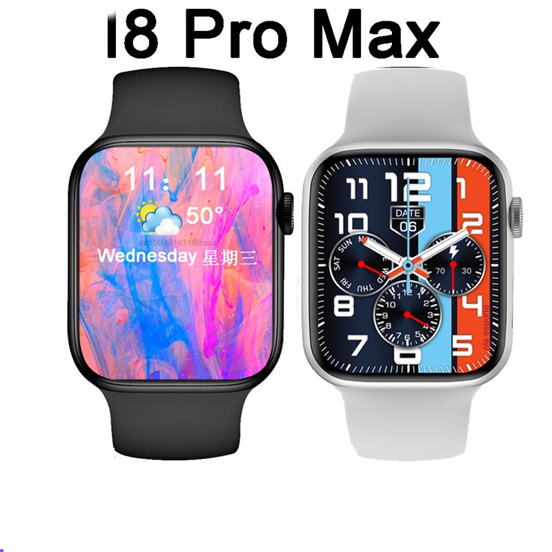 i8 Pro Max Smartwatch Bluetooth Call Men Sports Blood Pressure Oxygen Women Custom Watch Face Series 8 Smart Watch PK i7 Pro Max