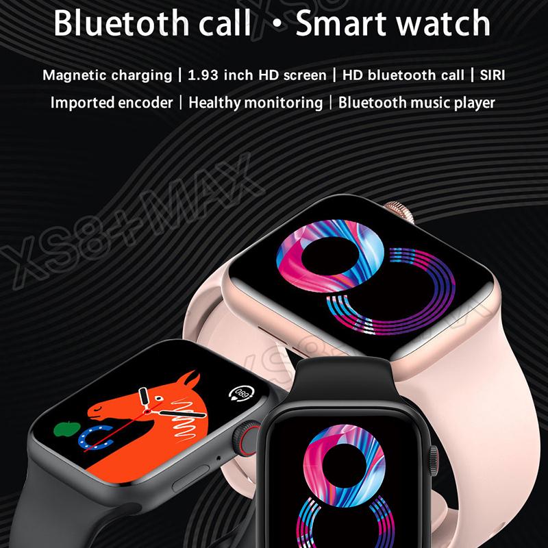 IWO Series 8 Smart Watch XS8 MAX Bluetooth Call Heart Rate Blood Pressure Smartwatch For Apple Huawei Xiaomi Samsung Phone PK X8 Max
