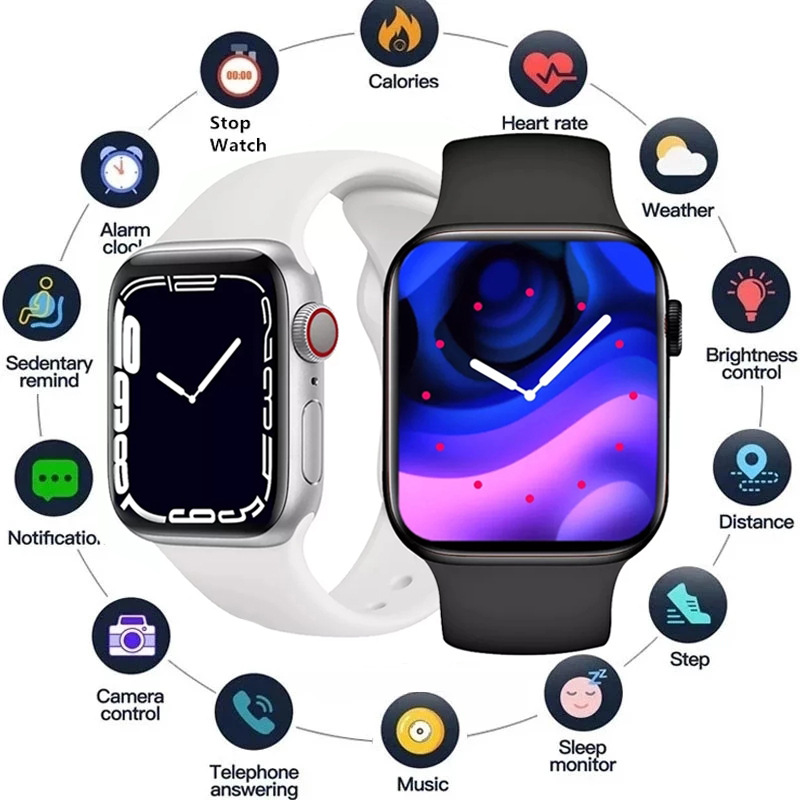 T900 Pro Max Smart Watch with Two Buttons DIY Watch Face Bluetooth Phone Dial Waterproof Watch Sports Men Women Smartwatch