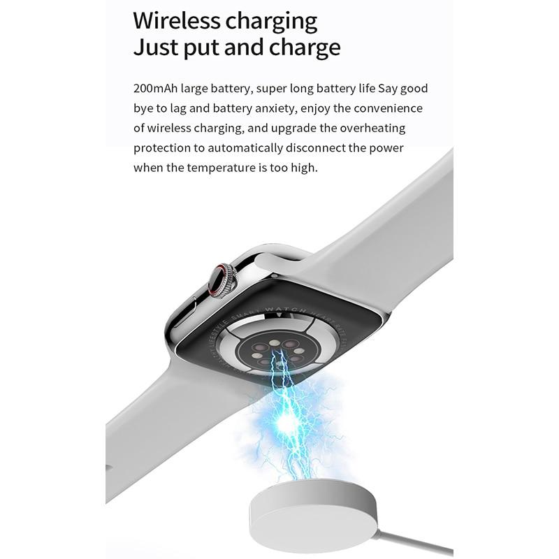 Watch 8 Max Smartwatch NFC Wireless Charging Men Women Bluetooth Call Sport Fitness Tracker Smart Watch PK I8 Pro Max