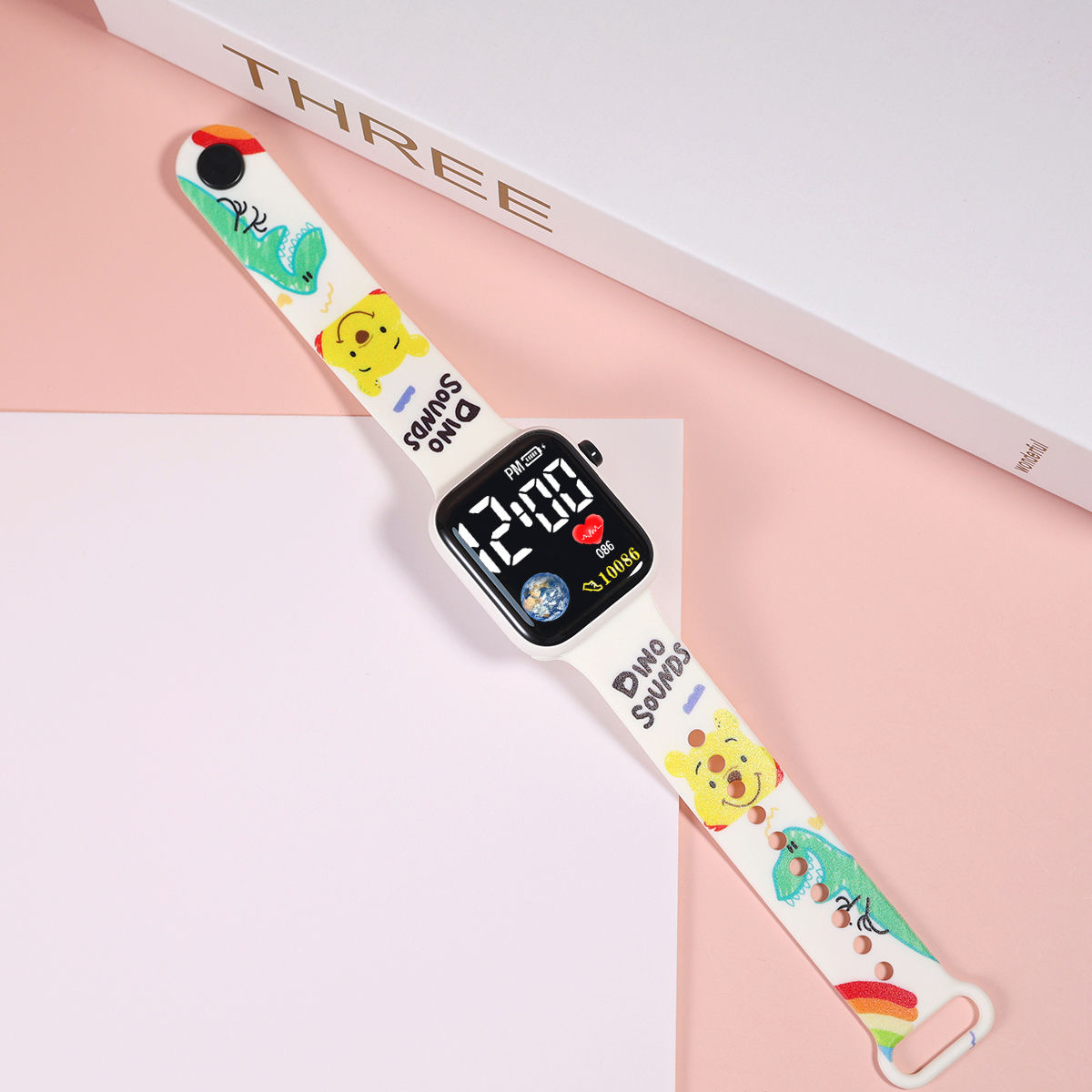 Sport Digital LED Watch Women Men Square Silicone Electronic Wristwatch Casual Children Watches for Girls Clock