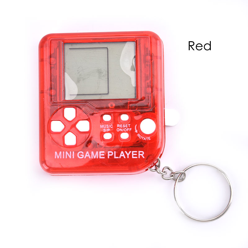 Portable Mini Handheld Retro Video Game Console Keyring Built-in 26 Classic Games Machine Battery Included Gift