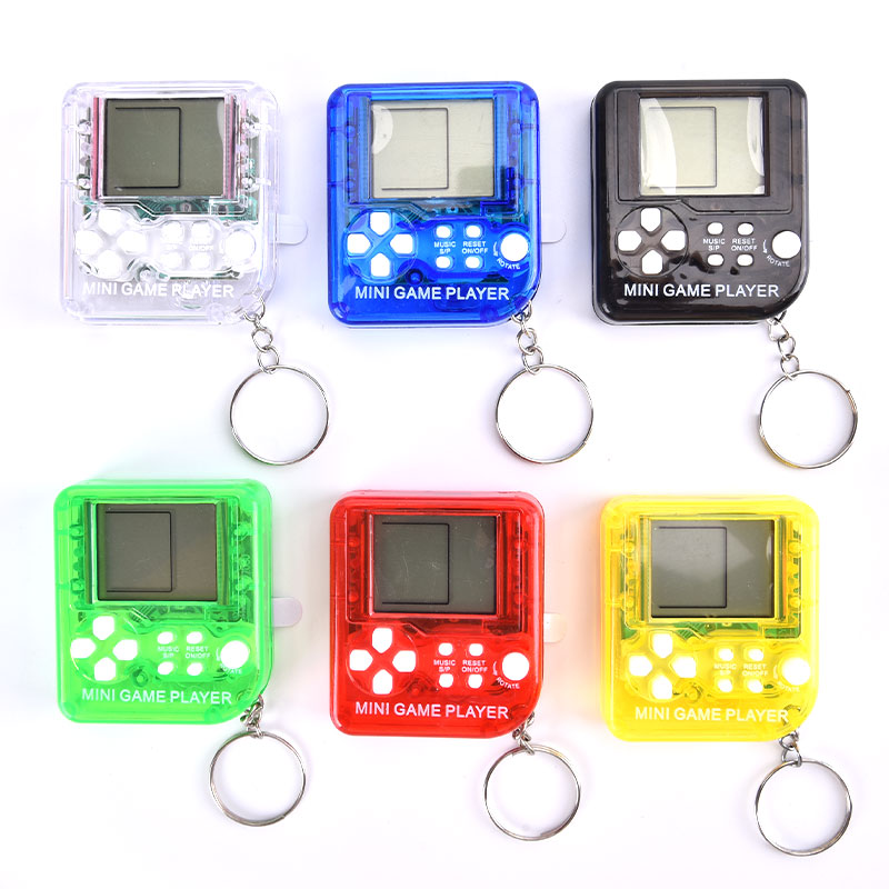 Portable Mini Handheld Retro Video Game Console Keyring Built-in 26 Classic Games Machine Battery Included Gift
