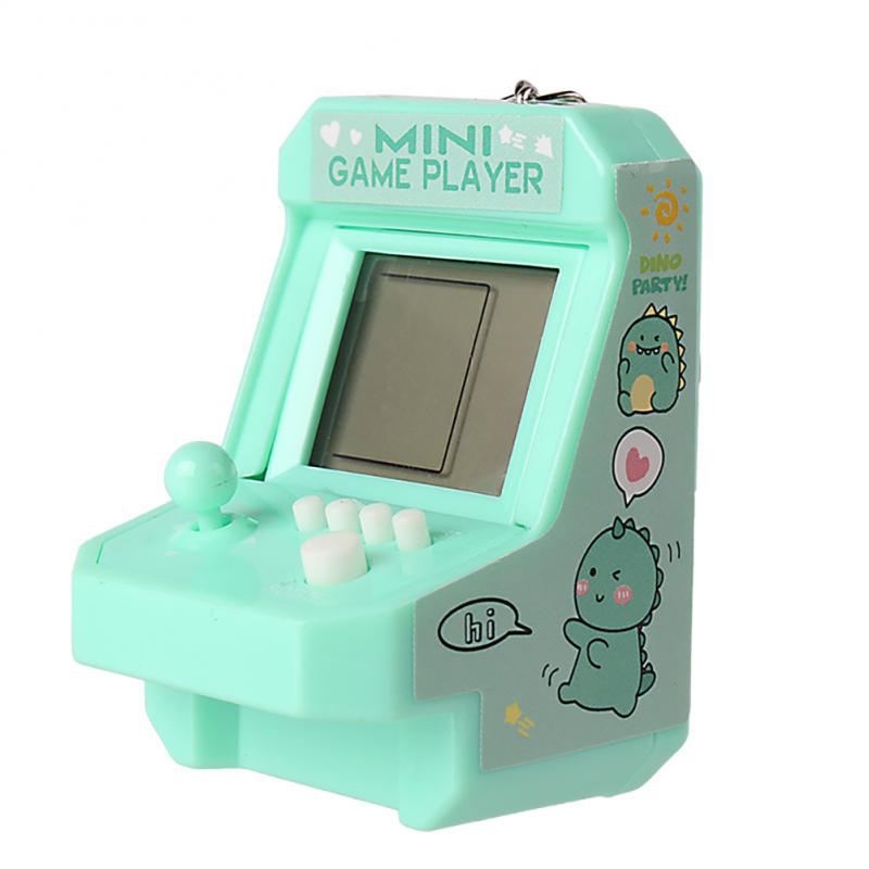Mini Gaming Console 26 Games Handheld Game Players Electronic Games Machine Fun Birthday Keychain Gift For Children