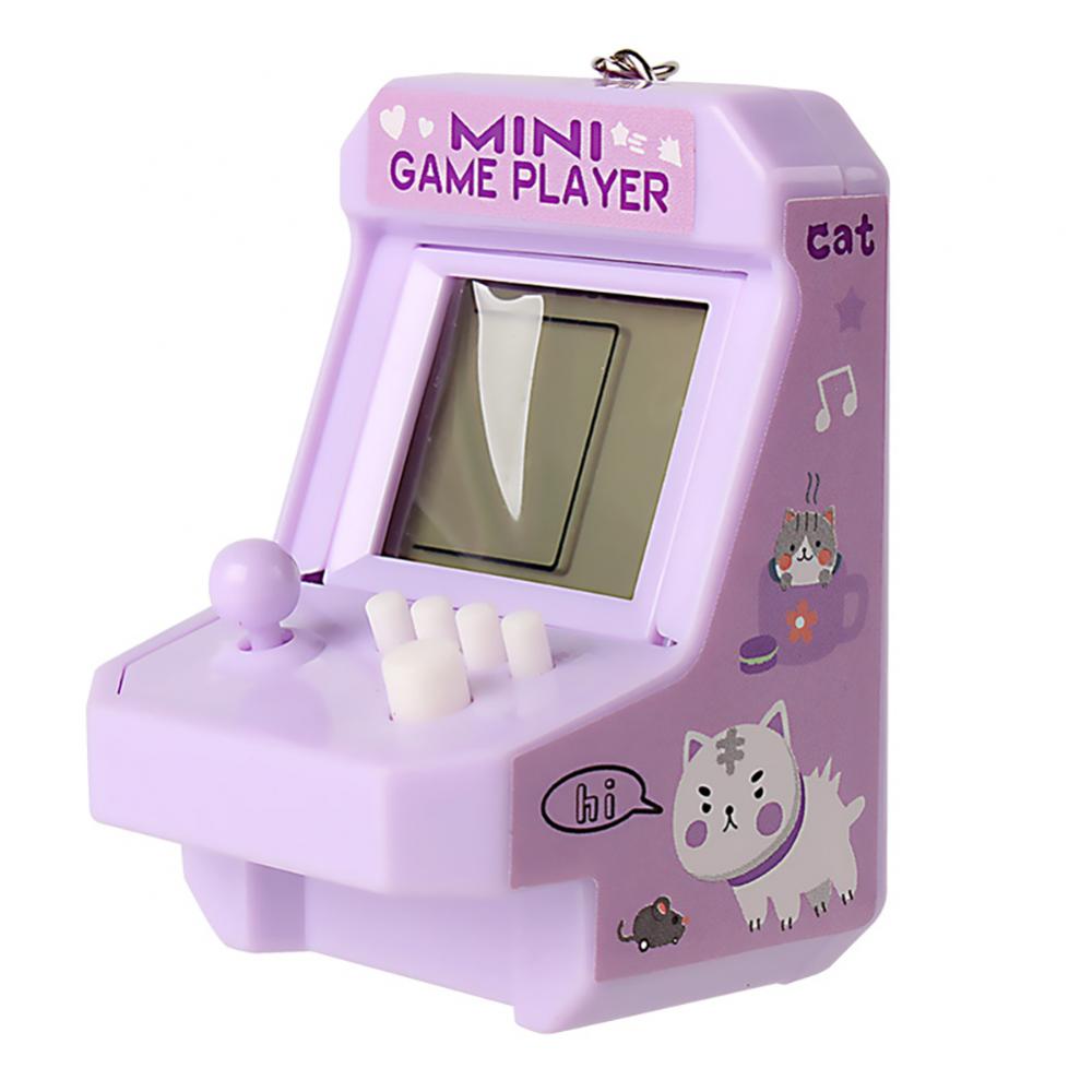 Mini Gaming Console 26 Games Handheld Game Players Electronic Games Machine Fun Birthday Keychain Gift For Children