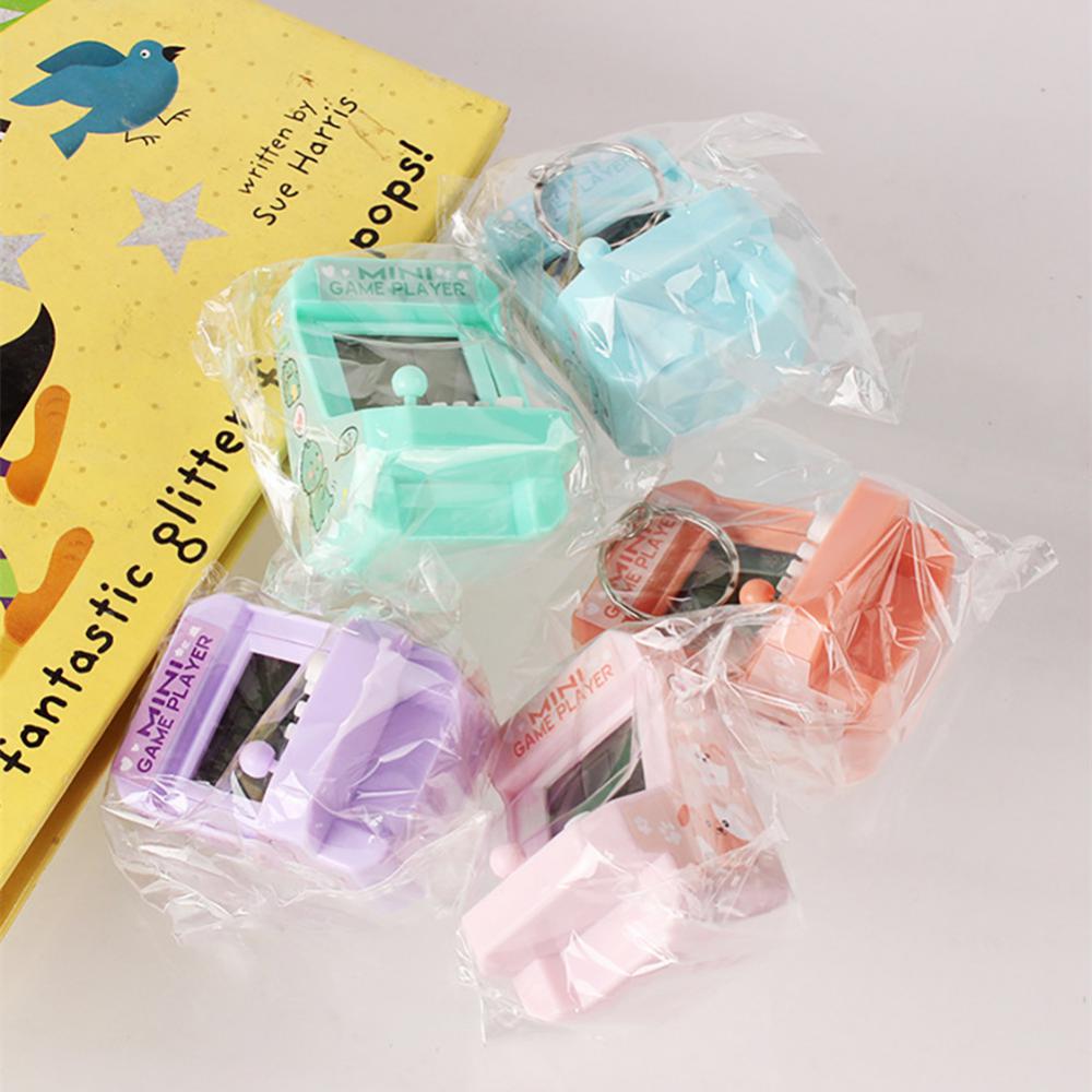 Mini Gaming Console 26 Games Handheld Game Players Electronic Games Machine Fun Birthday Keychain Gift For Children